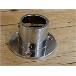 Decking Rope Post Fitting-Rope Cup End Chrome Upto 24mm